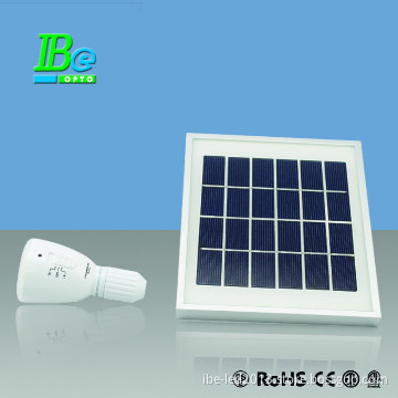 3W Solar Rechargeable Remote control LED Bulb